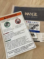 SYM 87138-AWD-00 autocollant sticker sécurité quad Quadlander Quadrunner etc