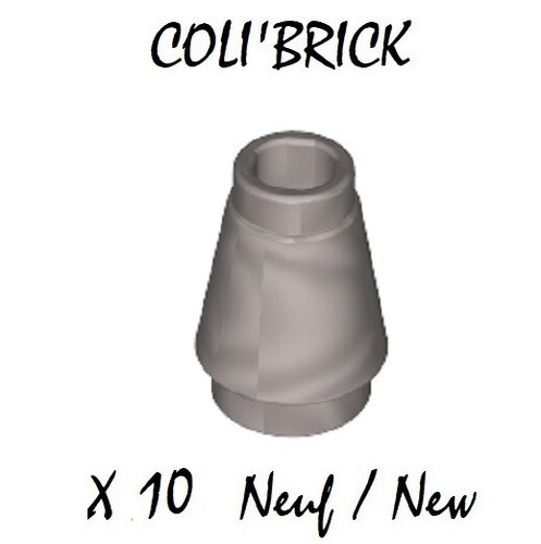 Lego 4589 10x brique cone - lego,