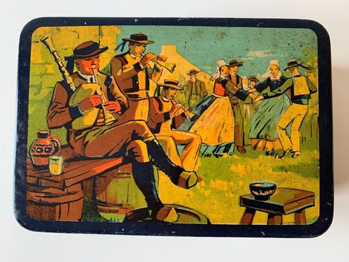 Ancienne boite metal peinture - boite,