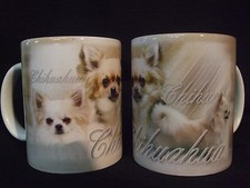 Tasse / Mug - motif chien CHIHUAHUA  Poil long