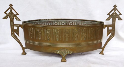 Jardiniere laiton art deco - jardiniere,