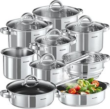 Set de Casseroles & Poele Inox