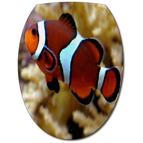 Sticker abattant poisson - de, wc