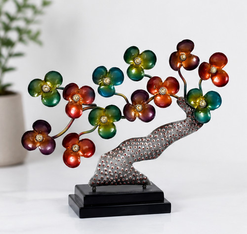 Sculpture arbre fleurs - à, en