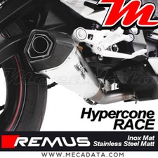 Silencieux Pot échappement REMUS Race Inox mat Triumph Street Triple 765 R 2021