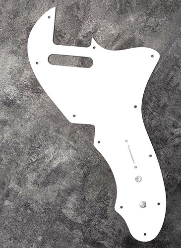 Pickguard fin blanc - ply, pour