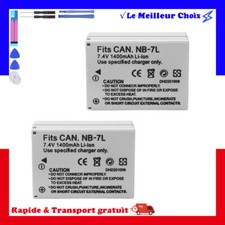 2x Batterie 1400mAh type NB-7L
