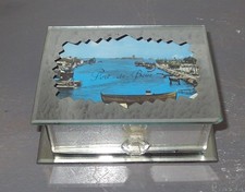 VINTAGE BOITE MIROIR A TIROIR