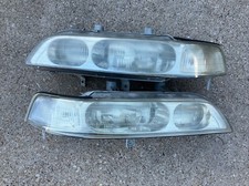 JDM 1991-1995 Acura Honda Legend KA8 Headlights 1-Piece Coupe 2Dr Clear OEM