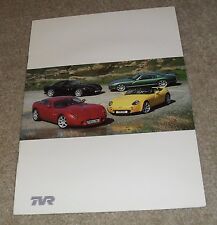 TVR Brochure 2002-2003 - Tamora 3.6 Tuscan 3.6 Tuscan S 4.0 Tuscan R Cerbera 4.2