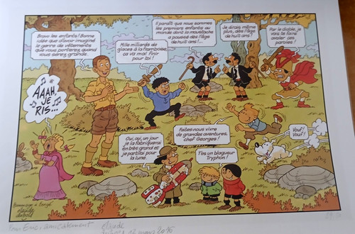 Hommage hergé quick - hergé, et