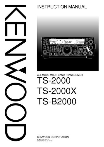 Kenwood 2000 transceiver - ts-2000,