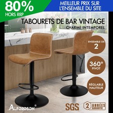ALFORDSON Tabourets de Bar