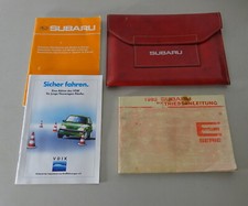 Board folder + operating instructions Subaru Libero E-Series E 4 WD 1000/1200 ccm 1992