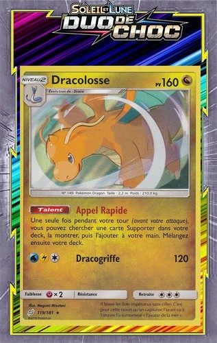 Dracolosse holo sl09 duo de - holo,