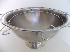 GRAND VASQUE A CHAMPAGNE  Vintage INOX Support Flûtes Fêtes, Mariage Soirées