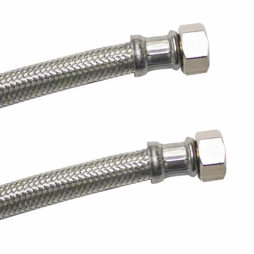 Tuyau blindé acier inox - , 1/2'