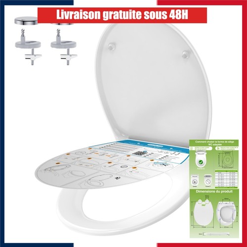 Abattant forme duroplast - forme,