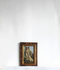 CADRE ANCIEN BOIS POLYCHROME