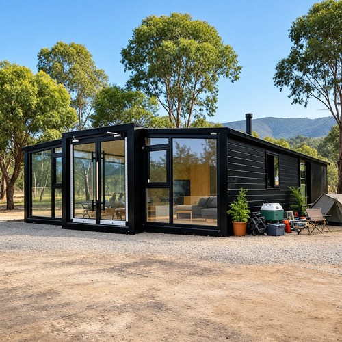Modern prefab container home - prefab,