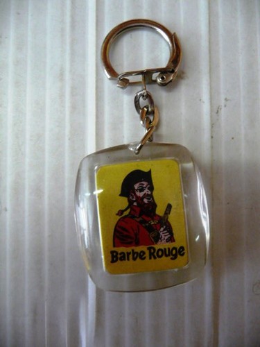 Porte cles pilote barbe rouge - ,