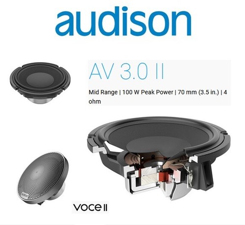 Audison set haut de - 3.0,