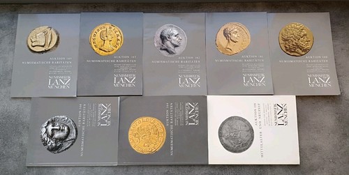Lanz numismatik lot - lot, catalogues