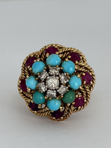 7955 bague fleur - bague,