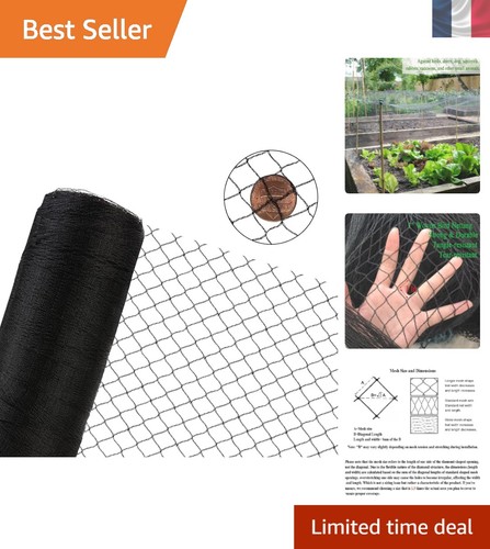 Filet anti oiseaux 5x15m - filet, en