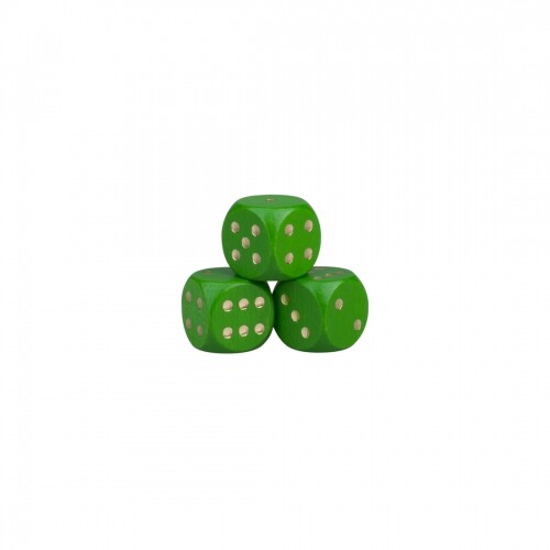 Cube yeux 12mm bois - -,