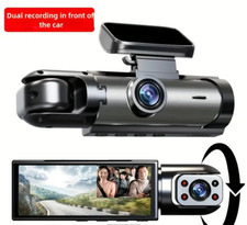 Caméra Embarquée Dashcam Voiture Auto Wifi 1080P 3 Caméras G-Sensor Mode Parking