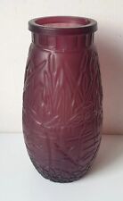 vase verre violet art deco