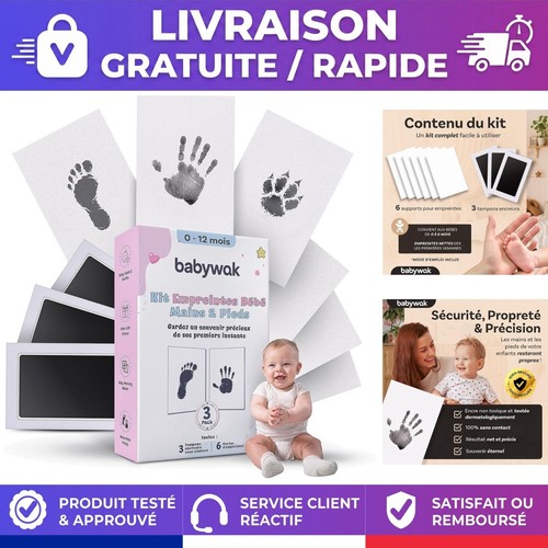 Kit empreinte bébé main - empreinte,