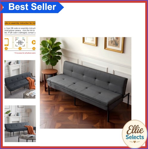Polyester futon sofa bed - polyester,