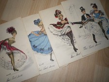 lot 4 cartes potal PARIS