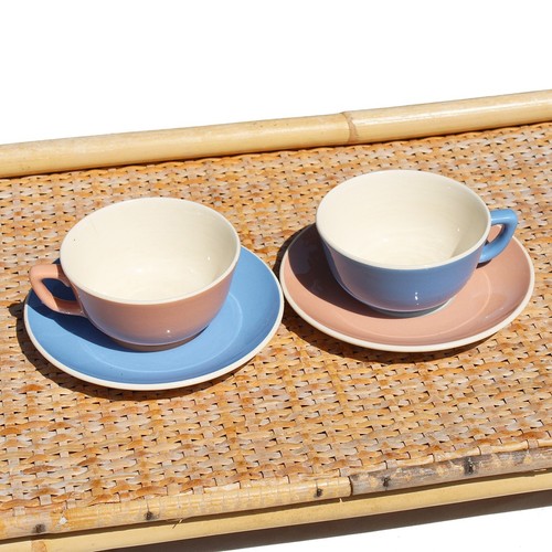 Set tasses et soucoupes - tasses,