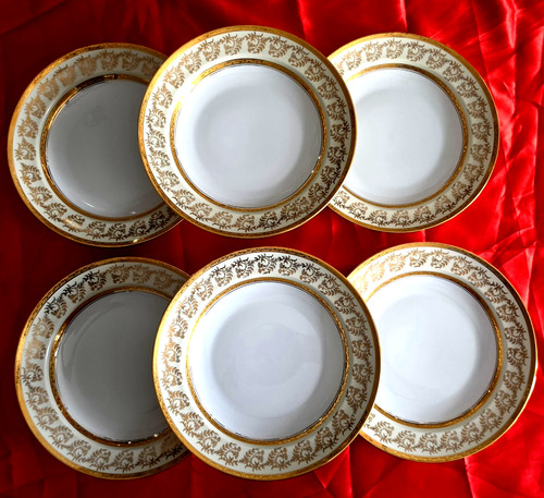 Assiettes creuses porcelaine - creuses,