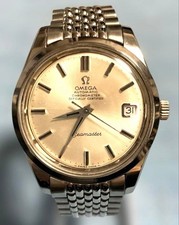 Omega Seamaster Date Chrono Argent Automatique Montre Hommes Authentique Travail