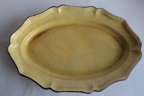 Ancien grand plat provençal - plat,