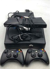 Microsoft Xbox 360 Black Home Console Gaming System w/Kinect Sensor And Box