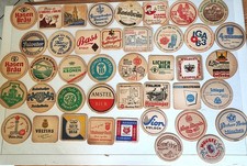 sous bocks Bière BAR lot 43 pièces collection Unter Beer Coasters onder bokken