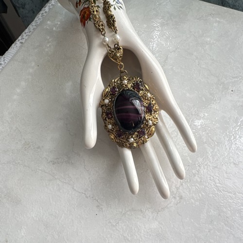 Collier pendentif vintage - collier/pendentif,
