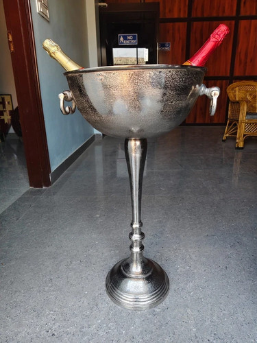 Seau champagne argenté - à,