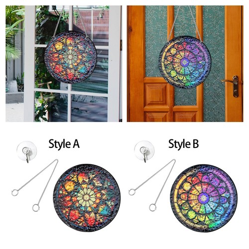 Vitrail suspendu décor - vitrail, suspendu,