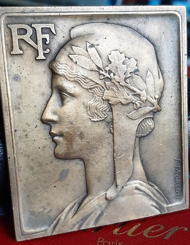 Médaille table plaque en - de,