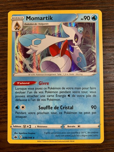 Carte pokémon holo - pokémon, momartik
