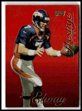 1998 Playoff Prestige SSD Hobby #1 John Elway Red