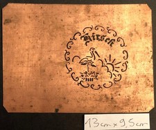 Pochoir ancien KIRSCH avec une