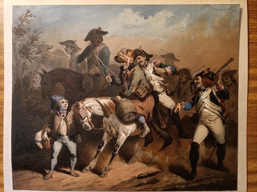 Ancienne chromolithographie - ancienne,