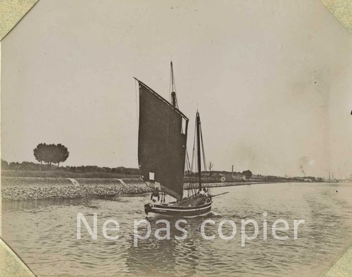 Nantes 1898 navire voile - navire, à